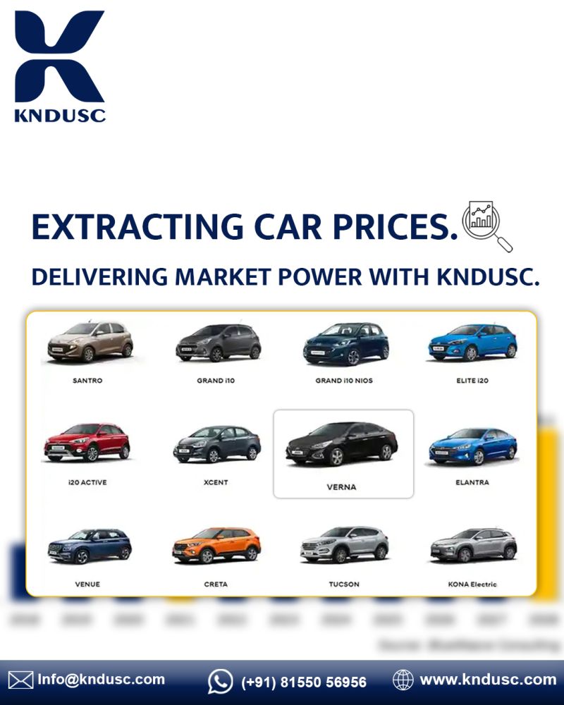 Car Price Data Scraping: Real-Time Automotive Market Intelligence with KNDUSC